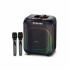 Караоке Bluetooth тонколона Brodu BTS-2187 - 12", 2 безжични микрофона, TWS