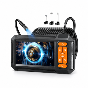 Индустриален ендоскоп P410 - 4.3″ IPS Дисплей, 1080P Full HD Камера, IP67
