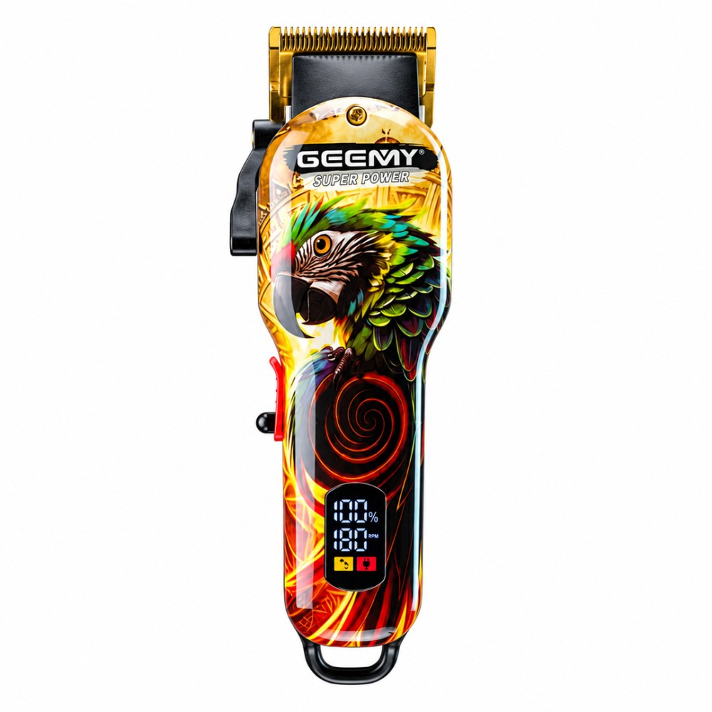 Машинка за подстригване GEEMY GM-8101, 2500 mAh, 8 приставки